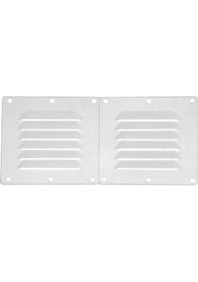 Vent. Shaft Grilles Cover, Double,255x155mm, White