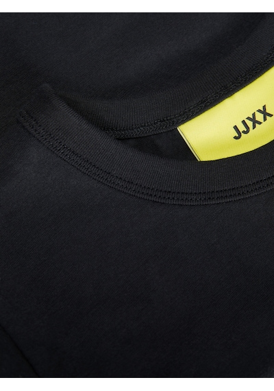Jack & Jones Kadın Kısa Kol Düz Renk Tişört - Gigi - 12257984 Black