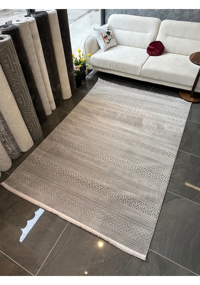 Recycle Halı Salon, Oturma, Yatak Odası Halısı Desen Kodu 38422-096 Renkli