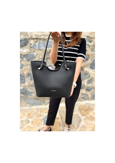 Just Polo Kadın Yeni Sezon El Ve Omuz Çantası Ebat : 20 X 24 Cm Lacivert - Taba 31237146