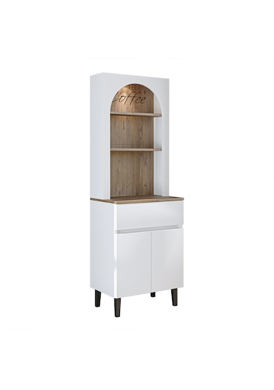 60 Cm Ledli Kahve Köşesi, Çok Amaçlı Dolap,2 Kapaklı 1 Çekmeceli Kiler Dolabı,mutfak Dolabı Atlantik Çam - Beyaz 60 Cm Ledli Kahve Köşesi, Çok Amaçlı Dolap,2 Kapaklı 1 Çekmeceli Kiler Dolabı,mutfak Dolabı Atlantik Çam - Beyaz