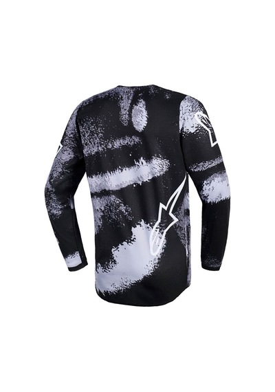 Alpinestars Youth Fluid Lahnd Genç Off-road Motosiklet Jerseyi Gri Kamo
