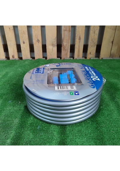 Çelik 1/2" Özel Seri Sulma Hortumu 20 Metre Hortum Kiti Bahçe Sulama Hortum Seti Garden Kıt