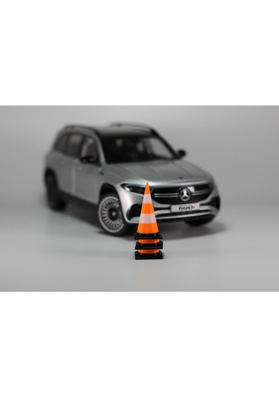 1/18 Ölçek Diorama Trafik Dubası, Trafik Konisi, Garaj Diorama Aksesuarı, Diorama Aksesuar 10 Adet