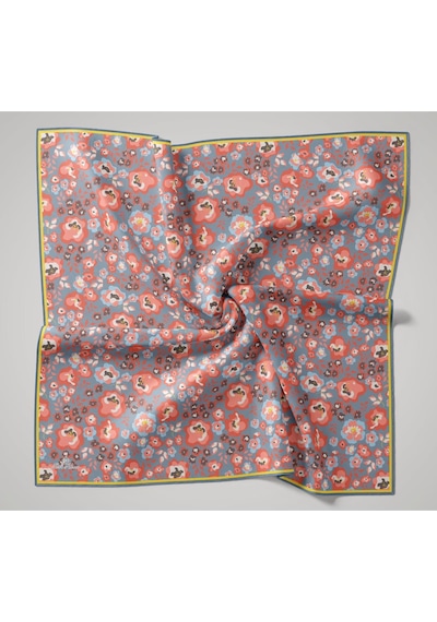 Silk Home Soft Eşarp 73090-18 Bebe Mavi, Yavruağzı, Somon, Sarı