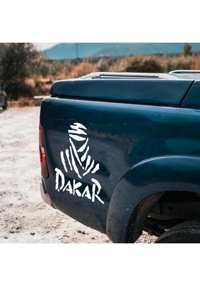 Dakar Sticker - 4x4 Off Road Adventure Sticker - Araba Oto Motosiklet Karavan Cam Sticker - 00074 30x24 Cm
