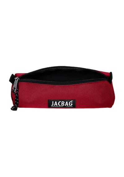 Jacbag Kırmızı Kız Çocuk Tek Gözlü Silindir Kalemlik - Kalem Kutusu Çok Renkli