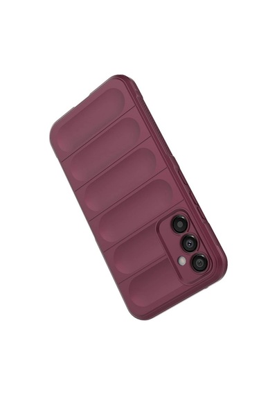Herşeytrend Samsung Galaxy Uyumlu A15 4g Kılıf Optimum Silikon - Bordo Çok Renkli
