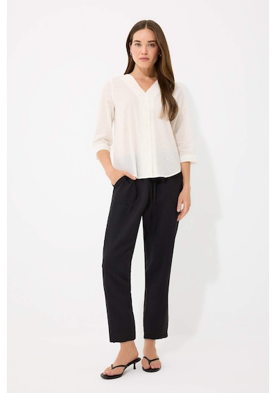 DeFacto Regular Fit Apaş Yaka Basic Düz Pamuklu Yarım Kollu Gömlek E5949AX25SPWT32 DeFacto Regular Fit Apaş Yaka Basic Düz Pamuklu Yarım Kollu Gömlek E5949AX25SPWT32
