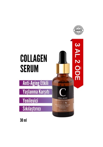 Dolgunlaştırıcı, Yaşlanma Ve Kırışıklık Karşıtı Collagen Cilt Bakım Serum Hyaluronic Acid 30 Ml