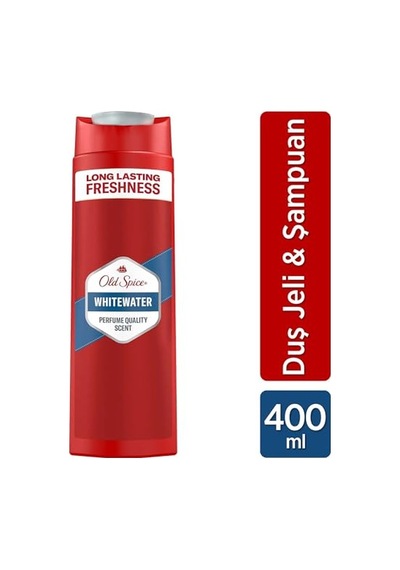 Old Spice Whitewater Erkekler İçin Duş Jeli Ve Şampuan 400 Ml Diğer