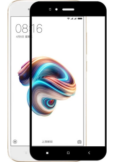 Xiaomi Mi 5x Zore Kenarları Kırılmaya Dayanıklı Cam Ekran Koruyucu