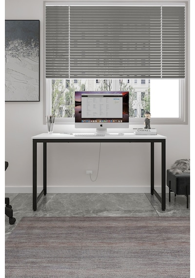 Çalışma Masası Bilgisayar Masası Ofis Masası 60 X 140 Cm - Beyaz