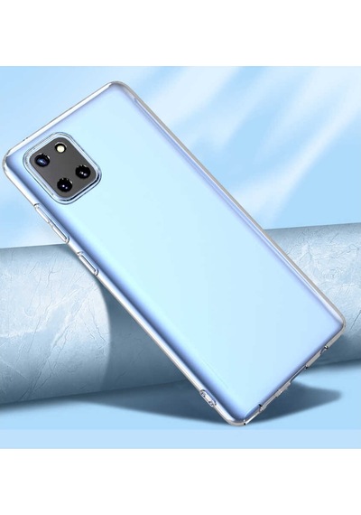 Galaxy A81 (Note 10 Lite) Kılıf Kamera Korumalı Süper Silikon Renksiz