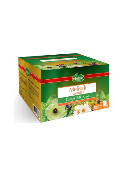 Mindivan Melisalı Lavantalı Karışık Bitki Süzen Poşet Çay 40 x 1.5 G