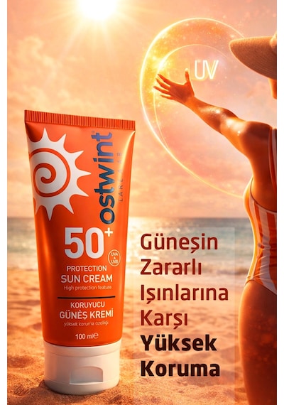 Ostwint Koruyucu Güneş Kremi SPF50+ 100 ML