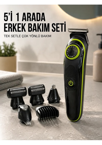 Erkek Kişisel Bakım Seti Çok Amaçlı Sakal Vücut Burun Kulak Tıraş Makinesi Diğer