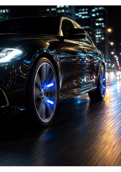 4'lü Led Sibop Işığı Hareket Sensörlü Araç Lastik Sibop Lambası