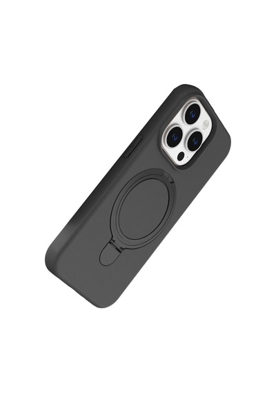 Apple İphone 14 Pro Max Uyumlu Regal Magsafe Standlı Kapak - Titan Gri