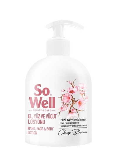 So Well El Yüz Ve Vücut Losyonu Cherry Balsam 500 Ml