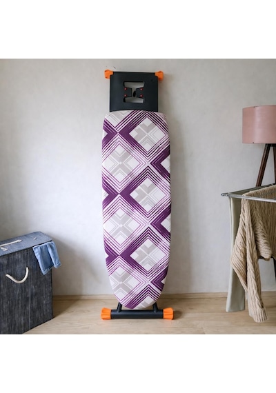Asev Home Ütü Masası Kılıfı Keçeli İpli Stoperli Büyük Boy 55x140 Cm Karosi Leylak Diğer