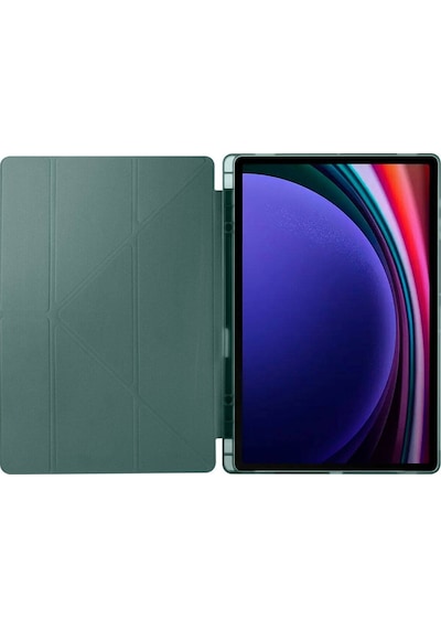 Samsung Uyumlu Galaxy Tab S9 Ultra 14.5'' Standlı Kalem Bölmeli Katlanabilir Tablet Kılıfı Kapaklı Kılıf
