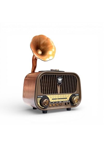 Rt-728a Nostalji Gramafon Radyo, Şık Tasarım, Trend Nostajik Radyo