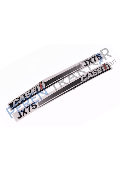 Case Jx75 Yan Yazı Takımı Kaporta Etiketi Sağ - Sol Kaput Sticker Seti