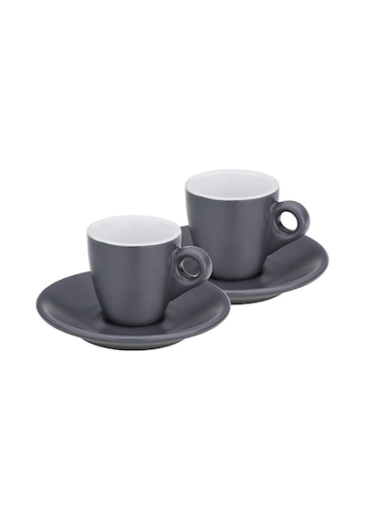 Kela 12751 Mattıa Espresso Fincan Seti 2li Gri 50ml