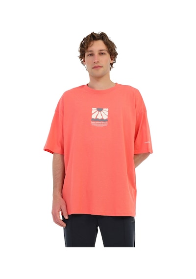 Lumberjack Ml Ravon 11hl-202 Nar Çiçeği Erkek Kısa Kol T-shirt Kirmizi