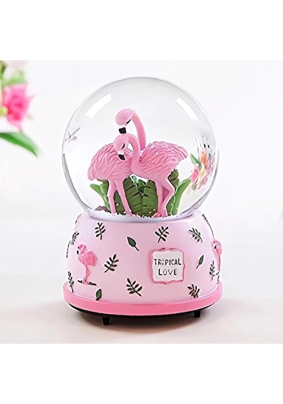 Tropical Love Aşık Flamingo Temalı Kar Küresi Hediyelik Dekoratif Ürün Konsol Vitrin Ofis Süsü Biblo 10 Tropical Love Aşık Flamingo Temalı Kar Küresi Hediyelik Dekoratif Ürün Konsol Vitrin Ofis Süsü Biblo 10