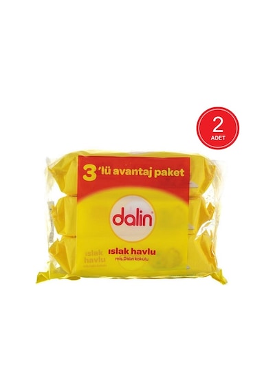 Dalin Klasik Islak Havlu 2'Li 3 X 56 Adet