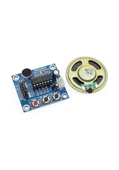 Isd1820 Ses Kayıt Modülü Ses Çalma Modülü 8ohm 0.5w
