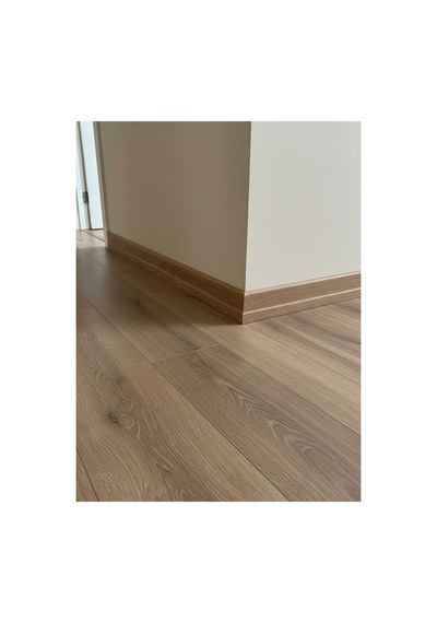 6 Cm Amber Meşe Renginde Mdf Süpürgelik 2,44 Metre Uzunluğundadır