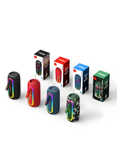 İdragon Flıp 6 Max Mavi Bluetooth Hoparlör Rgb Işıklı, Fm Radyo, Ipx6 Suya Dayanıklı, 6 Saat, 8w X2