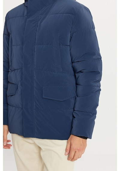 AC&Co / Altınyıldız Classics Erkek Indıgo Standart Fit Normal Kesim Dik Yaka Kapüşonlu Kapak Cepil Kaban İndigo AC&Co / Altınyıldız Classics Erkek Indıgo Standart Fit Normal Kesim Dik Yaka Kapüşonlu Kapak Cepil Kaban İndigo