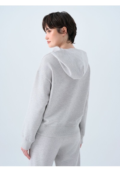 LOFT Regular Fit Kadın Sweatshirt Lf2038736 Q1.v1 Gri Melanj