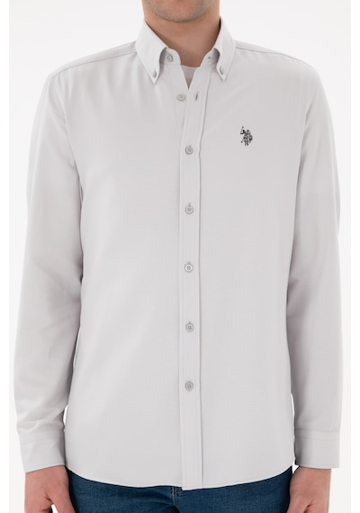U.s. Polo Assn. Erkek Açık Gri Gömlek Basic 50306338-vr001 Acık Grı Açık Gri U.s. Polo Assn. Erkek Açık Gri Gömlek Basic 50306338-vr001 Acık Grı Açık Gri