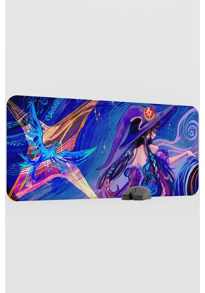 Mona Genshin Impact Anime Gacha V3 - 90x40 Xxl Gaming Mouse Pad Fare Altlığı
