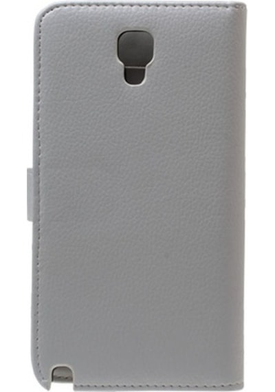 Galaxy Note 3 Neo N7500 İle Uyumlu Yan Model Kapaklı Kılıf Beyaz