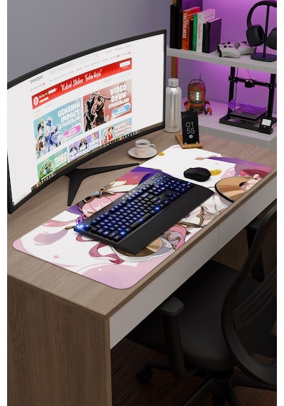 Dori Genshin Impact Anime Gacha V5 - 90x40 Xxl Gaming Mouse Pad Fare Altlığı