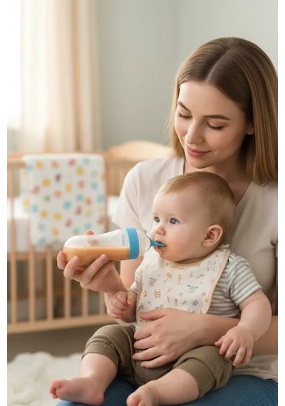 Babyjem Sıkmalı Kaşık 806 Mavi