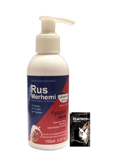 Blue 150 Ml Cevizli & Ceviz Sütlü Rus Merhemi Tüy Dökücü + Yanında Jel