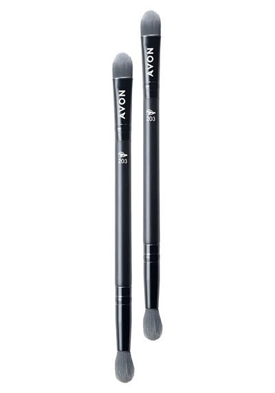 Avon Çift Uçlu Kapatıcı Ve Göz Farı Karıştırma Fırçası İkili Set
