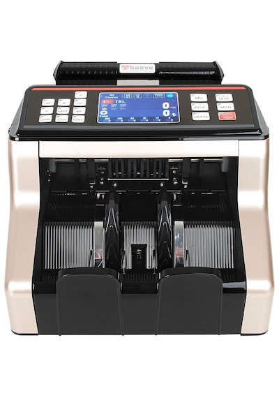 Baove GB8200S Karışık Para Sayma Makinesi - Sahte  Para Yakalama - TL, Euro, Usd + Müşteri Ekranı