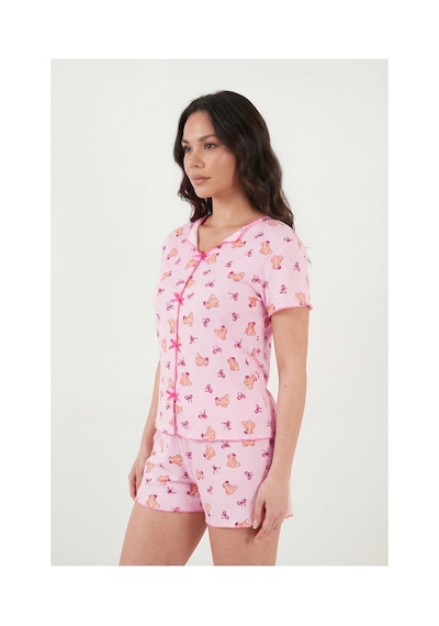 Lela Bayan Pijama Takımı 65770837 Pembe
