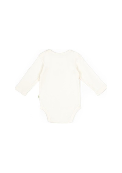 BabyCosy Bebek 2li Uzun Kollu Badi %100 Organik Pamuk, Bebek Ve Yenidoğan Serisi - Csy5789 Ecru