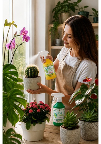 Sıvı Bitki Besini Ve Kaktüs Besini Dönüşümlü Bakım Seti 2x500 Ml 1 L