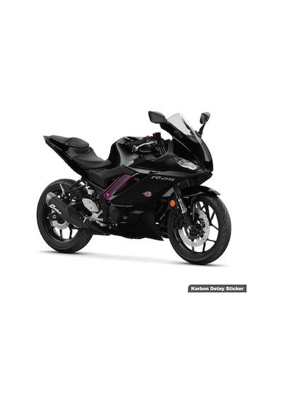 Yamaha Yzf-r25 2019-2024 Grenaj Arkası Karbon Sticker Etiket Modeli