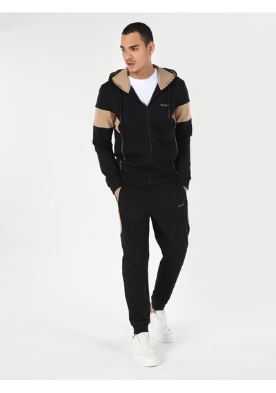 Colin's Colins Slim Fit Kapüşonlu Siyah Erkek Ceket 001